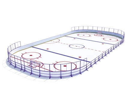 Купить Хоккейная коробка SP К 200 в Новомосковске 