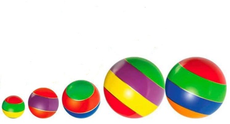Купить Мячи резиновые (комплект из 5 мячей различного диаметра) в Новомосковске 