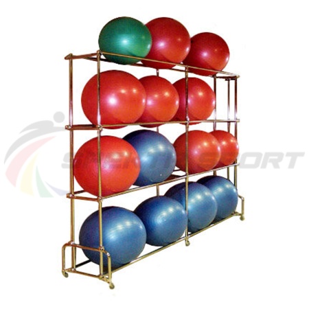 Купить Стеллаж для гимнастических мячей 16 шт в Новомосковске 