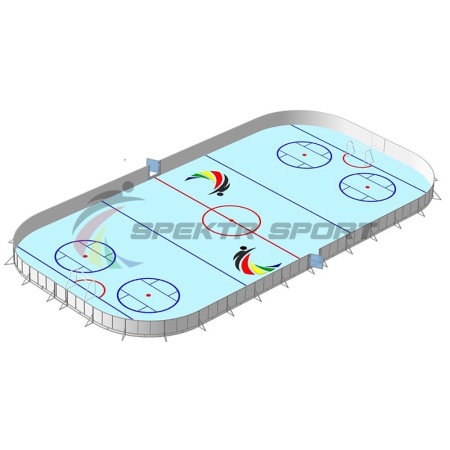 Купить Хоккейная коробка, борта фанера 12 мм, 30×15 в Новомосковске 