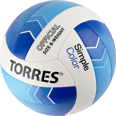 Купить Мяч волейбольный Torres Simple Color любительский р.5 в Новомосковске 